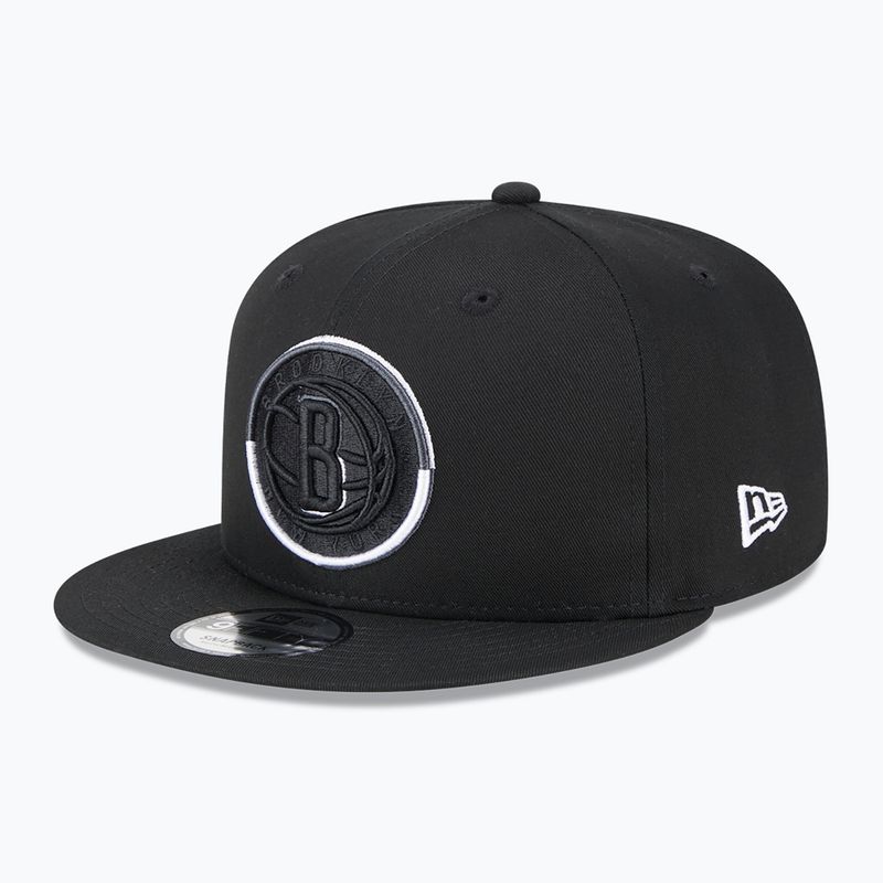 Šiltovka New Era Split Logo 9Fifty Brooklyn Nets čierna 2