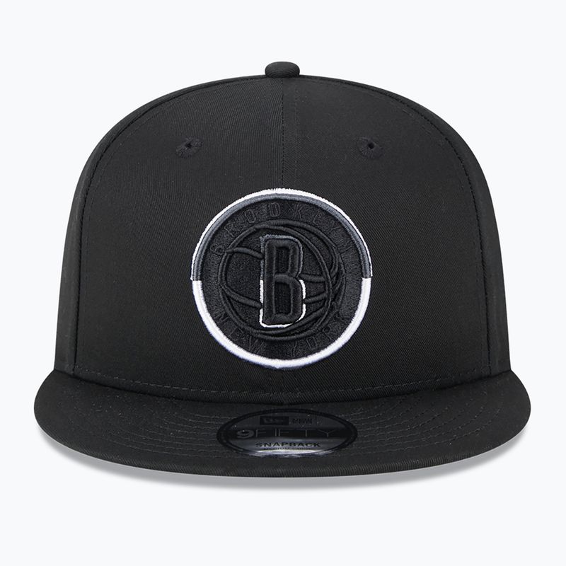 Šiltovka New Era Split Logo 9Fifty Brooklyn Nets čierna 3