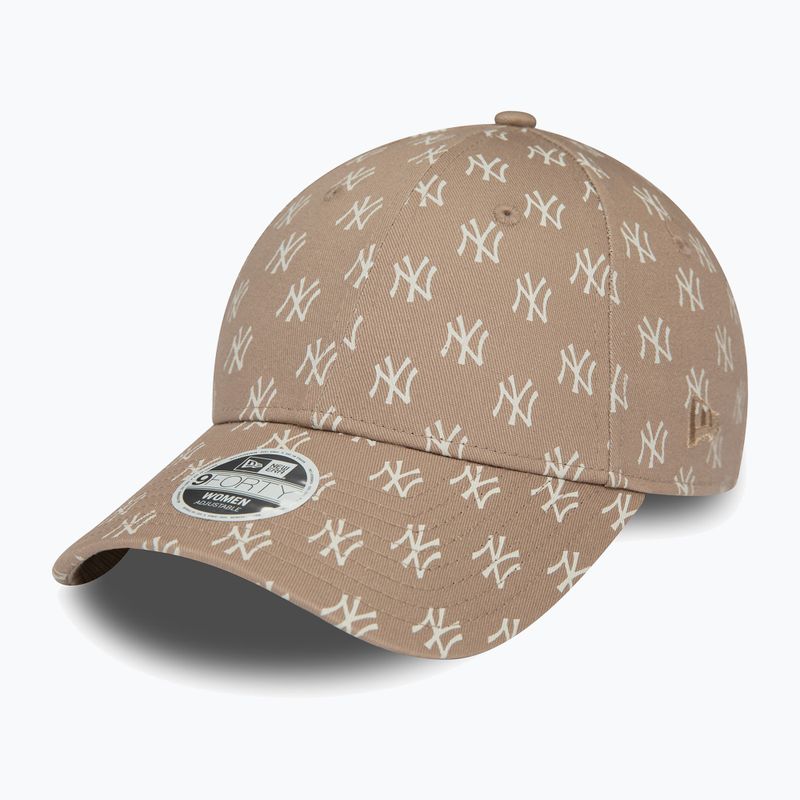 Dámska šiltovka New Era Monogram 9Forty New York Yankees pastelovo hnedá 2