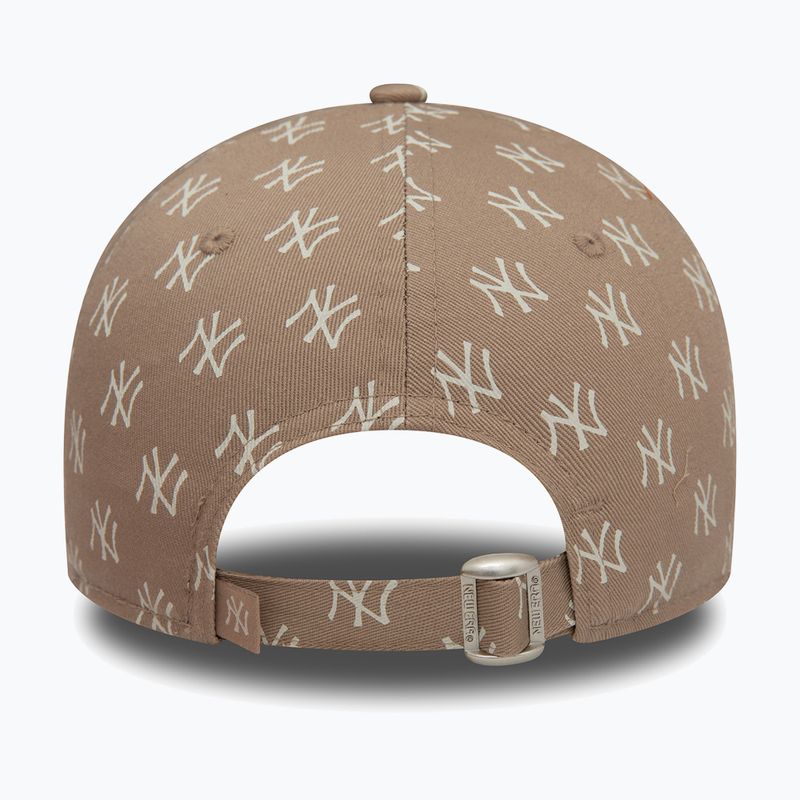 Dámska šiltovka New Era Monogram 9Forty New York Yankees pastelovo hnedá 4