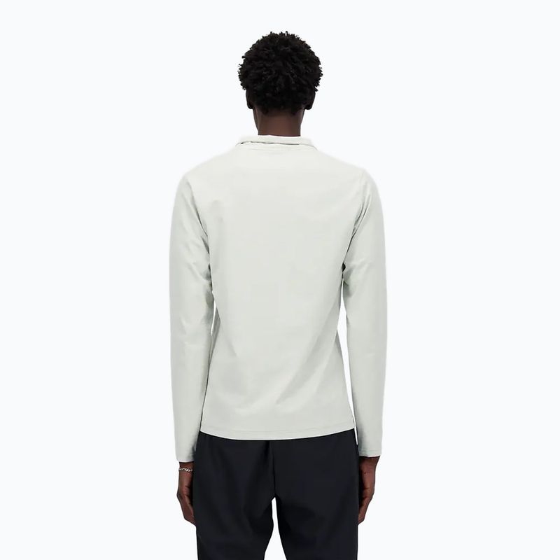 Pánska bežecká mikina New Balance Space Dye 1/4 Zip grey 3