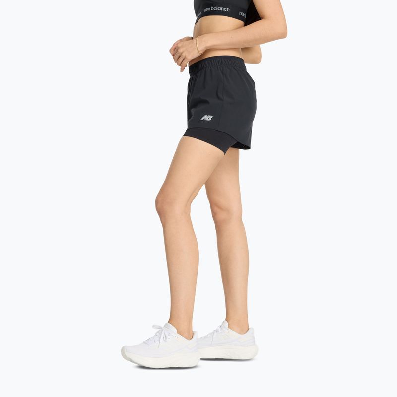 Dámske šortky New Balance 2IN1 3" black 4