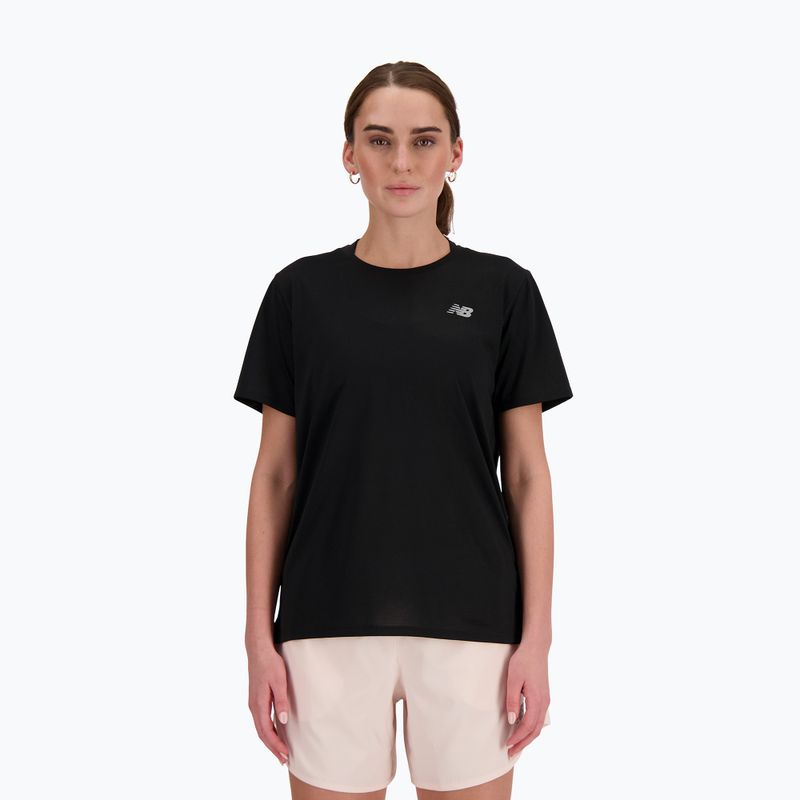 Dámske bežecké tričko New Balance Essentials SS čierne