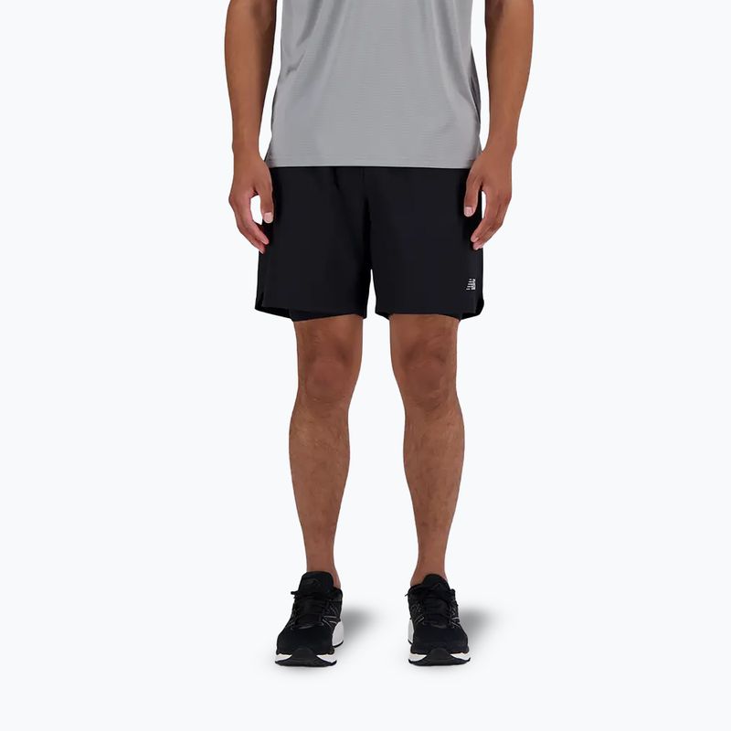 Pánske šortky New Balance AC Seamless 7" black