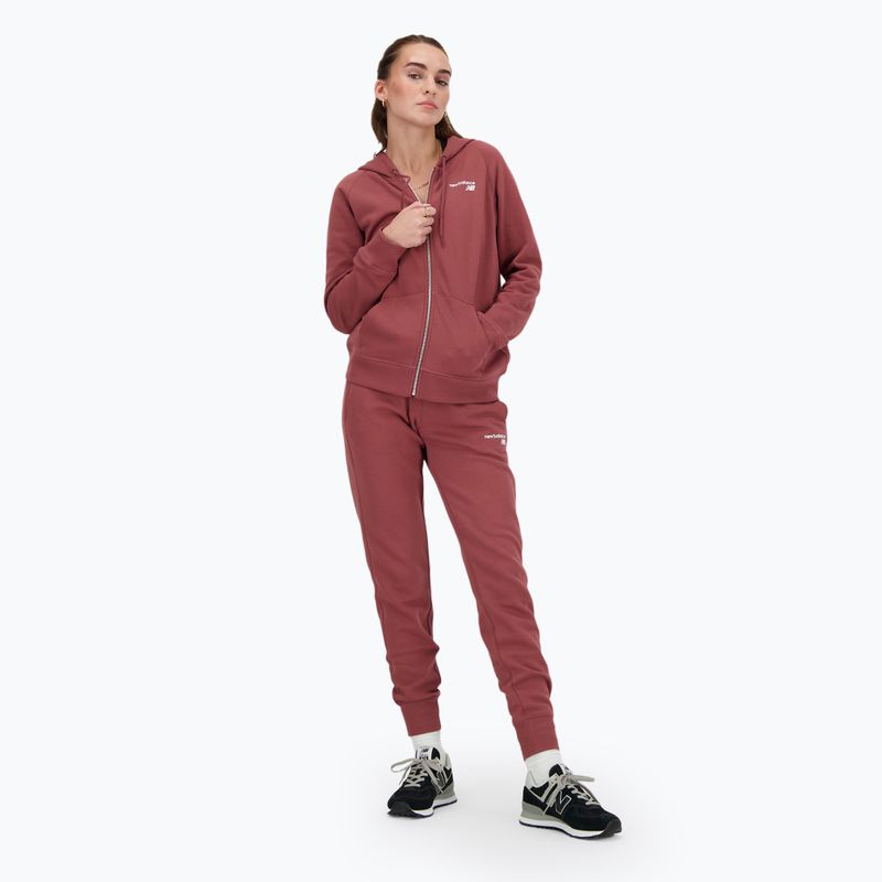 Dámske nohavice New Balance Classic Core Fleece washedbu 2