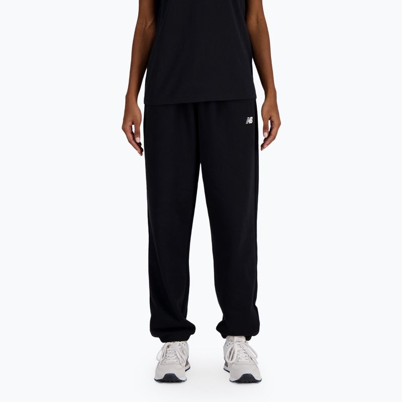 Dámske nohavice New Balance French Terry Jogger black