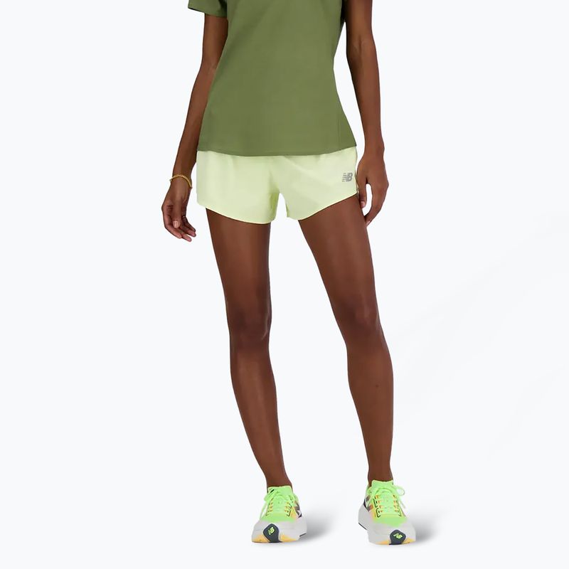 Dámske bežecké šortky New Balance RC Seamless 3 Inch lime light