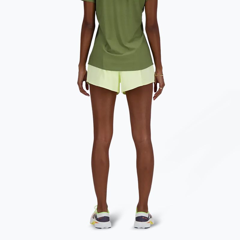 Dámske bežecké šortky New Balance RC Seamless 3 Inch lime light 2