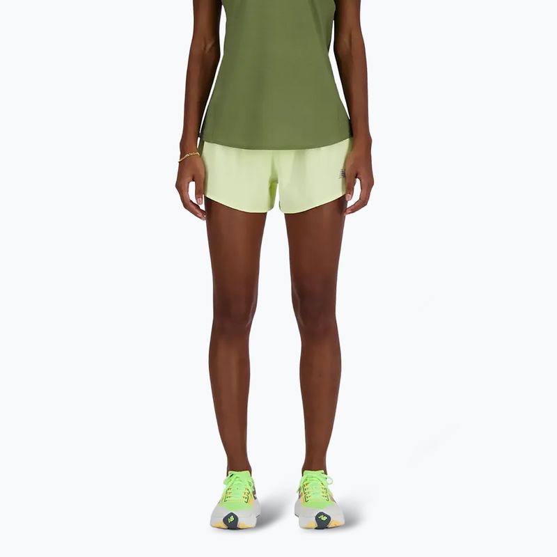Dámske bežecké šortky New Balance RC Seamless 3 Inch lime light 3