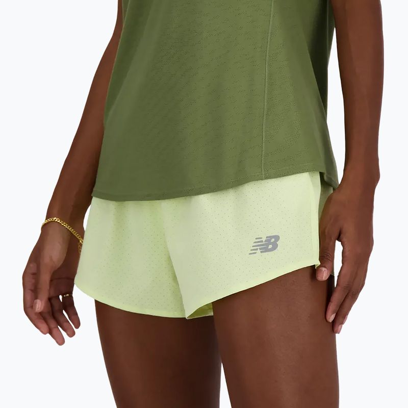 Dámske bežecké šortky New Balance RC Seamless 3 Inch lime light 5