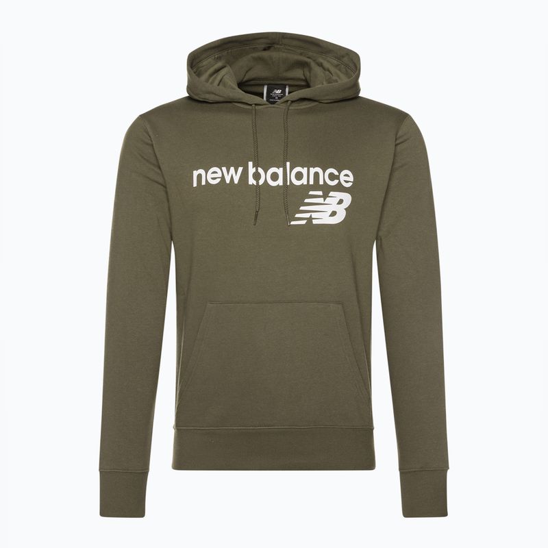 Pánska mikina New Balance Core Fleece Hoodie dark moss 5