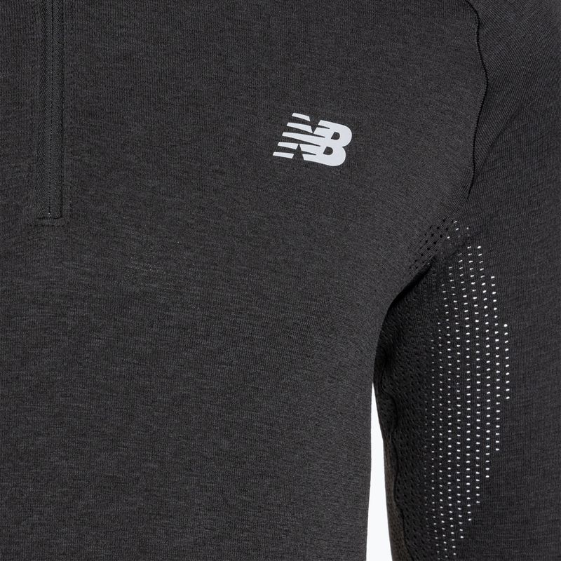 Pánska mikina New Balance Athletics Seamless 1/4 ZIP black 3