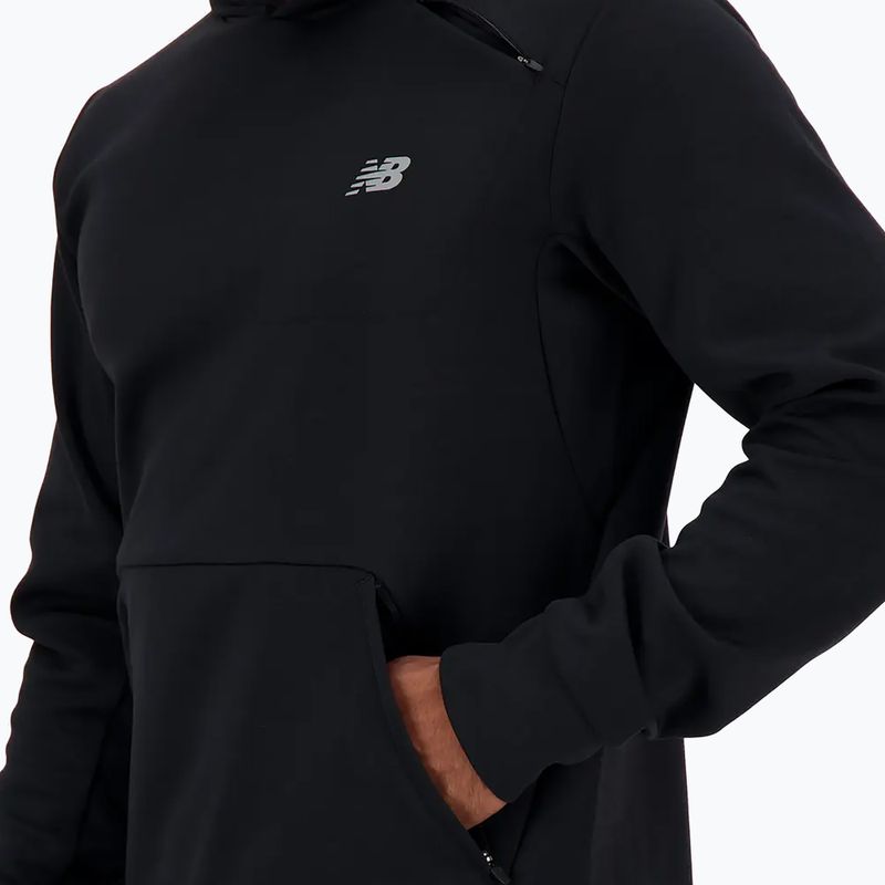 Pánska mikina New Balance Tech Knit Hoodie black 4