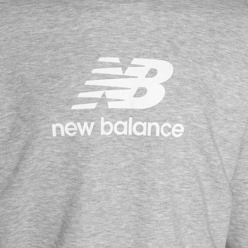 Pánska športová mikina New Balance Stacked Logo French Terry Crew 5