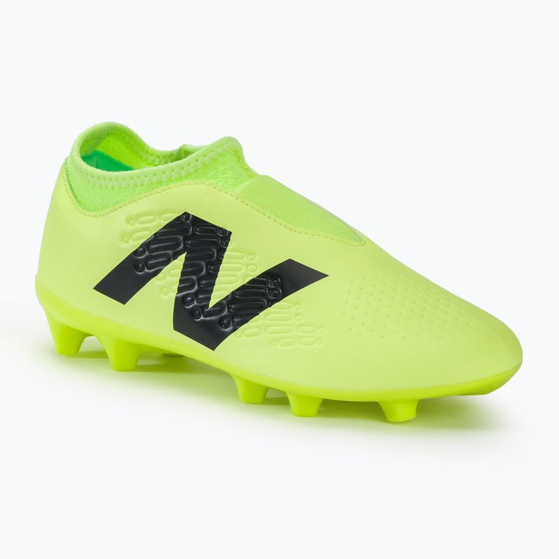 Detské kopačky New Balance Tekela Magique JNR FG V4+ bleached lime glo