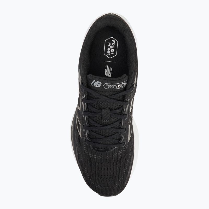 Pánska bežecká obuv  New Balance Fresh Foam 680 v8 black/white 5