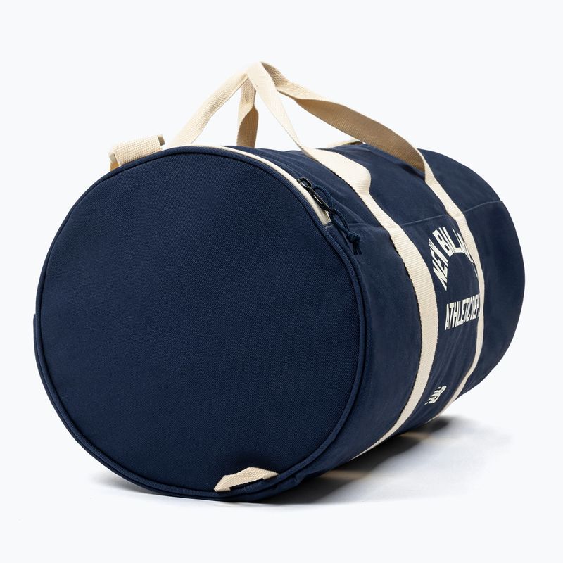 Taška New Balance Canvas Duffel 40 l béžová/navy 3