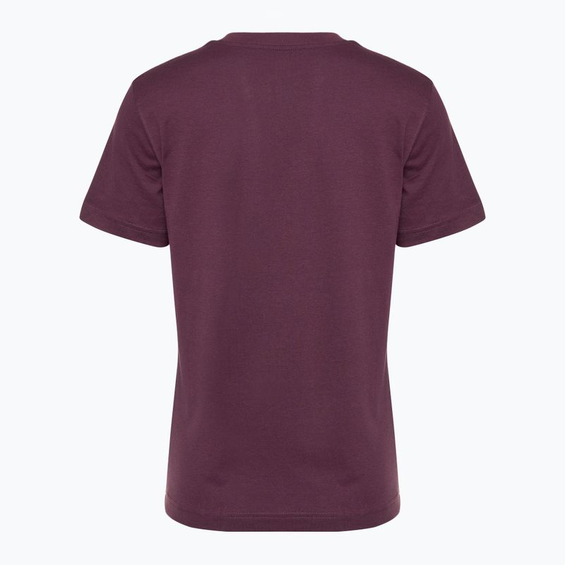 Dámske tričko New Balance Essentials Jersey plum brown 2