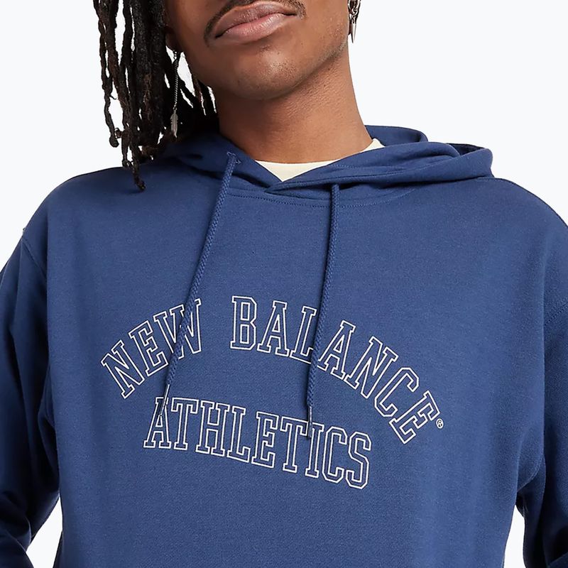 Pánska mikina New Balance Graphic Hoodie navy 5