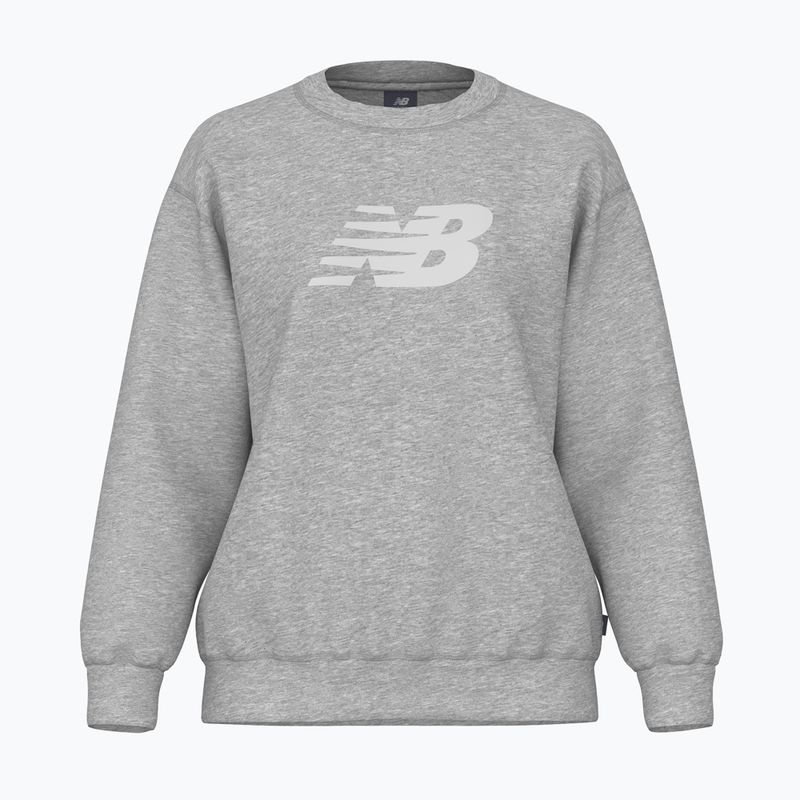 Dámska mikina New Balance Šport Fleece Logo Crew athletic grey