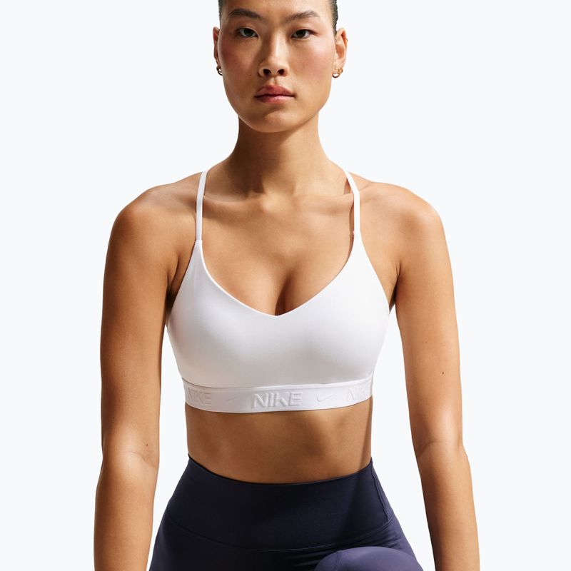 Fitness podprsenka Nike Indy Light Support white/stone mauve
