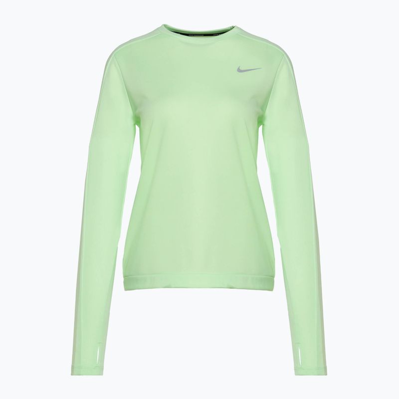 Dámske bežecké tričko s dlhým rukávom Nike Dri-Fit Pacer Crew vapor green