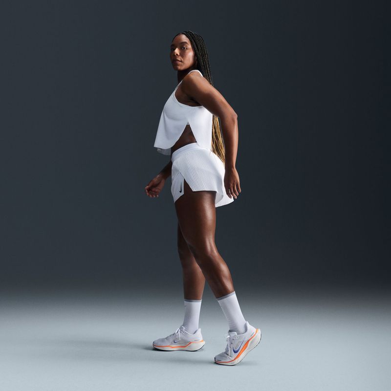 Dámske bežecké tielko Nike AeroSwift Dri-Fit ADV Cropped Tank Top off-white/black 7