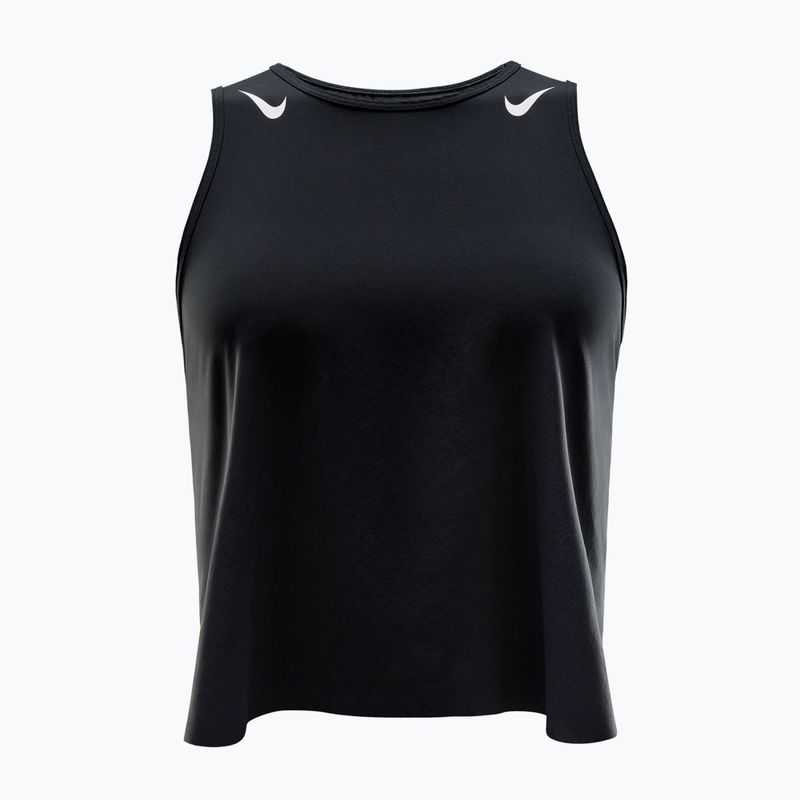 Dámske bežecké tielko Nike AeroSwift Dri-Fit ADV Cropped Tank Top black/white 7