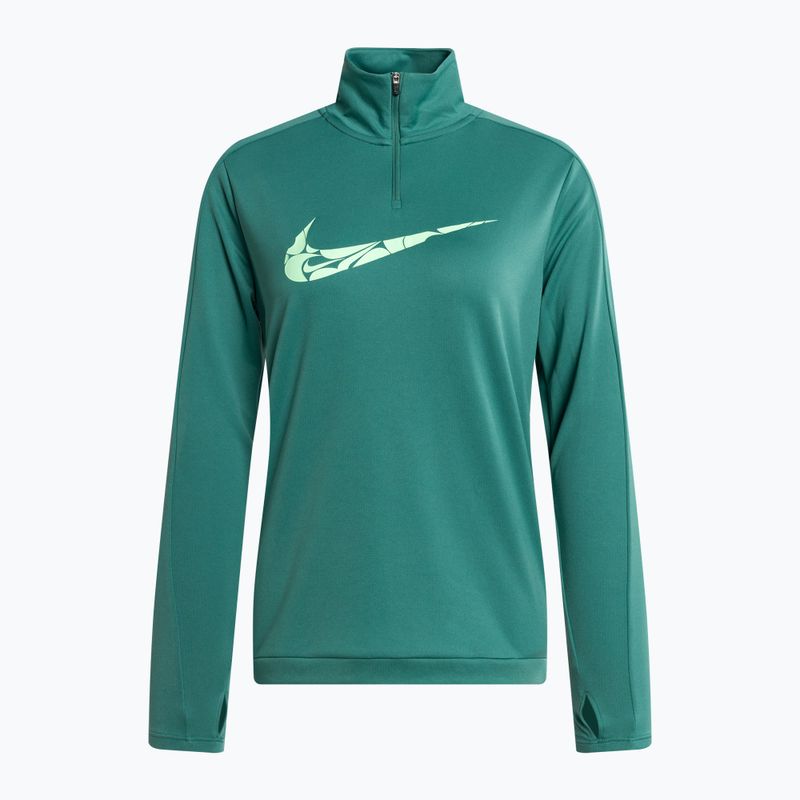 Dámska bežecká mikina Nike Swoosh Dri-FIT 1/4-Zip Mid bicoastal/vapor green