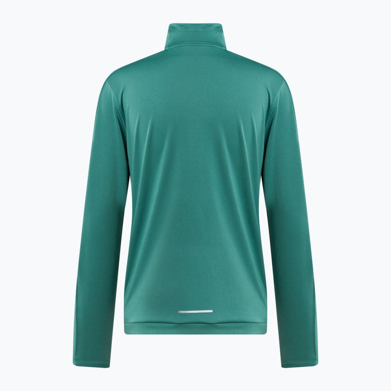 Dámska bežecká mikina Nike Swoosh Dri-FIT 1/4-Zip Mid bicoastal/vapor green 2