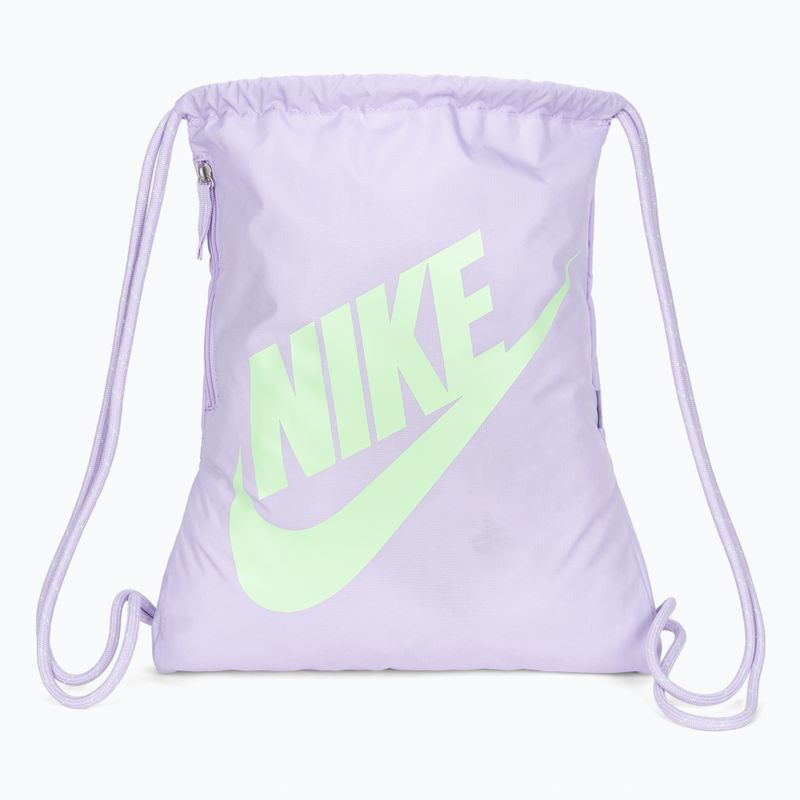 Taška Nike Heritage 13 l lilac bloom/lilac bloom/vapor green 2