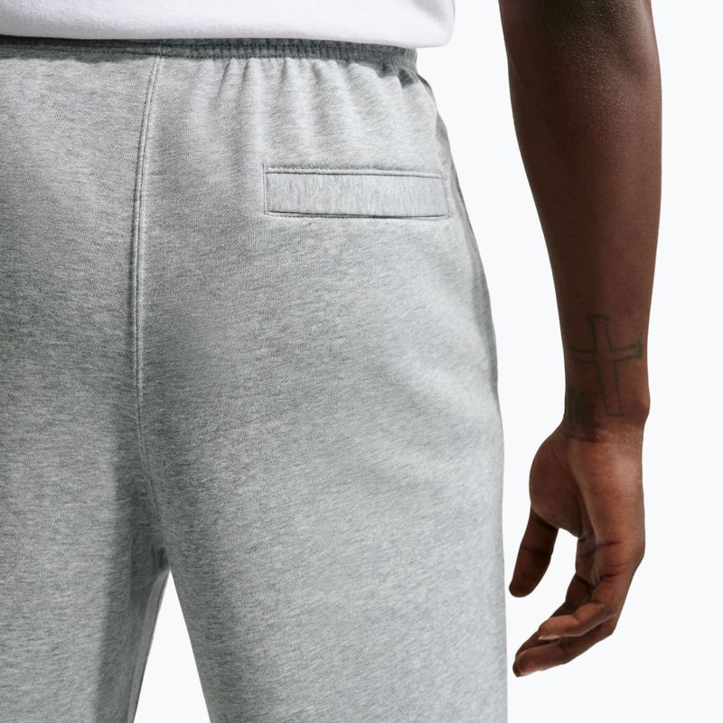 Pánske nohavice Nike Club French Terry Joggers dark grey heather/light smoke grey/white 6