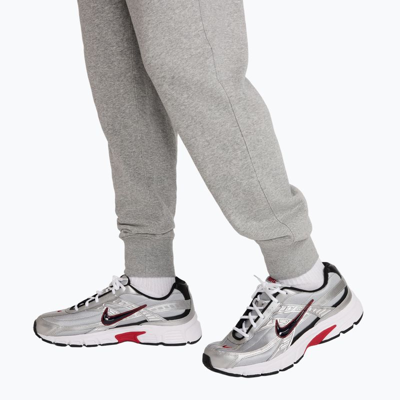 Pánske nohavice Nike Club French Terry Joggers dark grey heather/light smoke grey/white 7