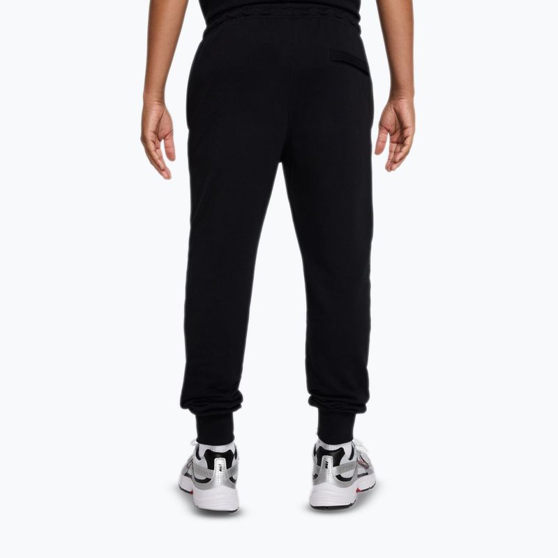 Pánske nohavice Nike Club French Terry Joggers black/black/white 3