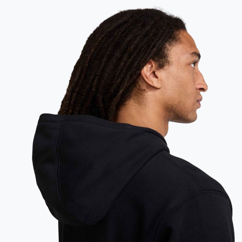 Pánska mikina Nike Club French Terry Pullover Hoodie black/black/white 5