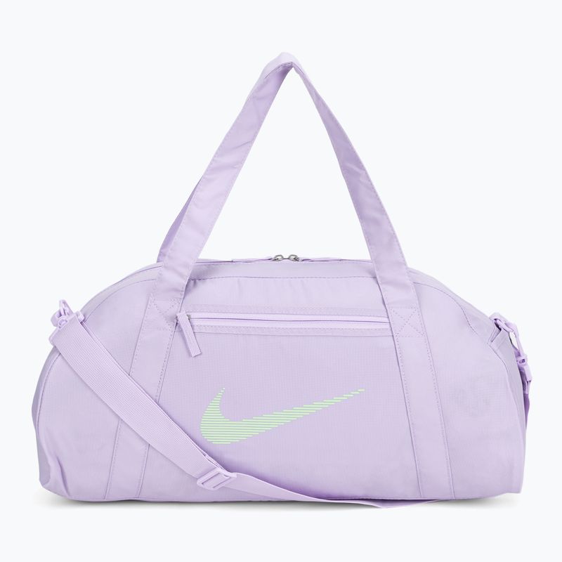 Dámska tréningová taška Nike Gym Club 24 l lilac bloom/lilac bloom/vapor green