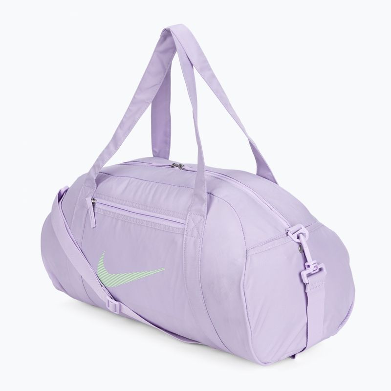 Dámska tréningová taška Nike Gym Club 24 l lilac bloom/lilac bloom/vapor green 2