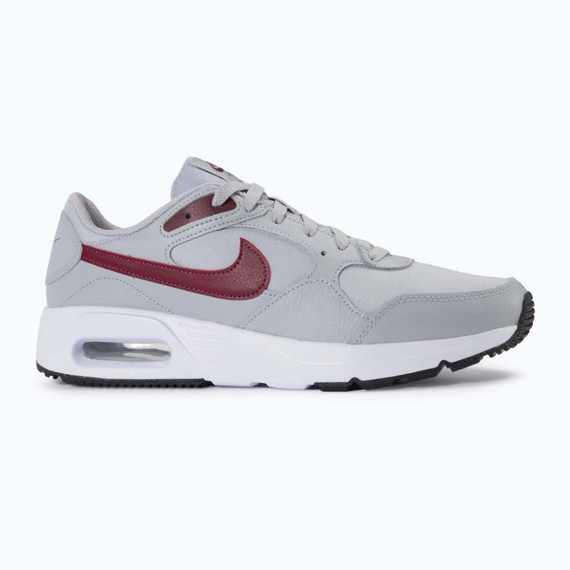 Pánska obuv Nike Air Max Sc wolf grey / burgundy crush / white / dark team red 2