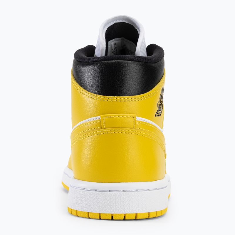 Dámske topánky Air Jordan 1 Mid white/black/vivid sulfur 6