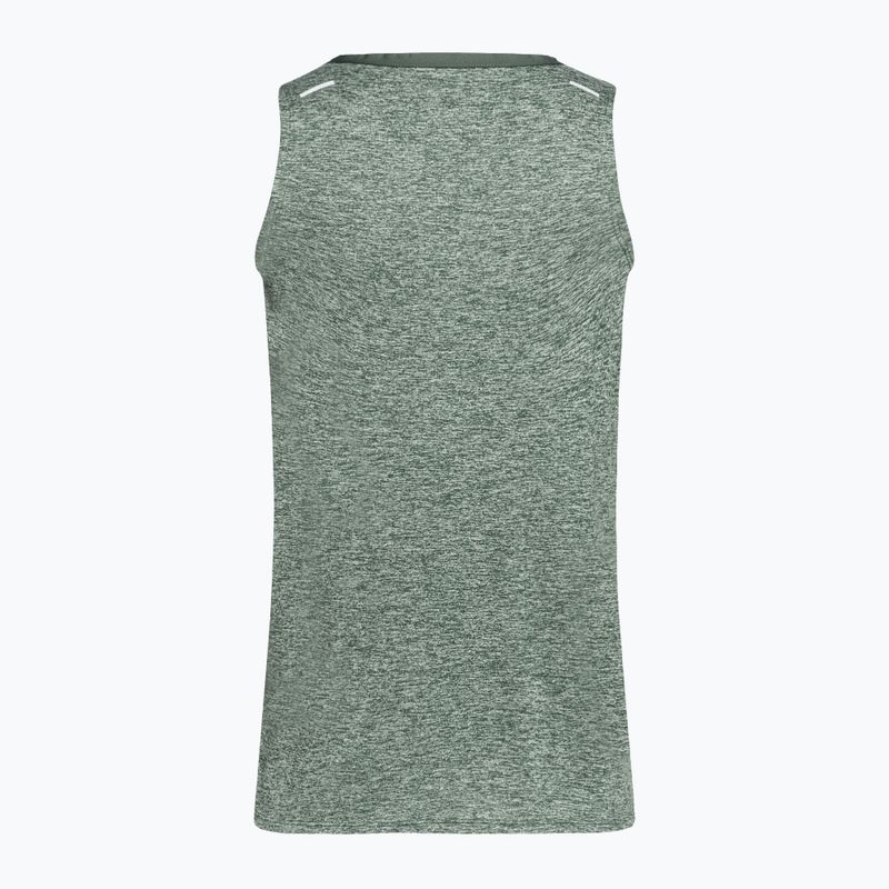 Pánske bežecké tielko Nike Dri-Fit Rise 365 vintage green/heather 2