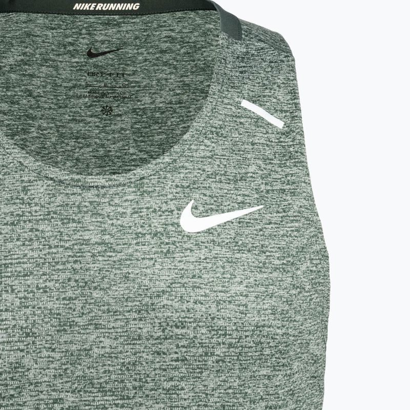 Pánske bežecké tielko Nike Dri-Fit Rise 365 vintage green/heather 3