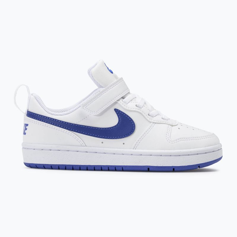 Detská obuv Nike Court Borough Low Recraft white/hyper royal 2