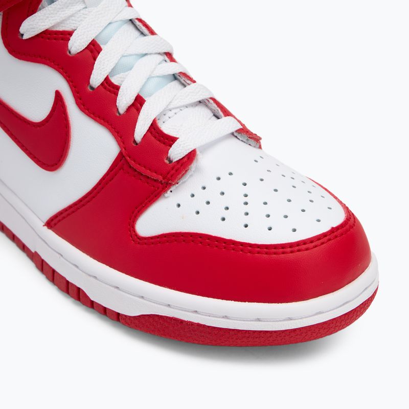 Obuv Nike Dunk High white/university red 7