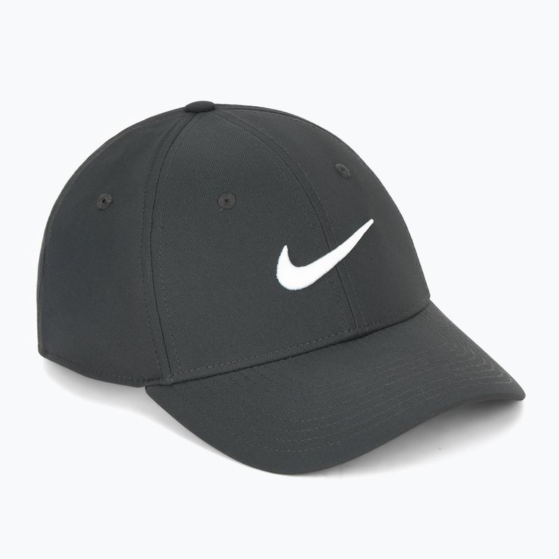 Šiltovka Nike Dri-FIT Club dark smoke grey/white
