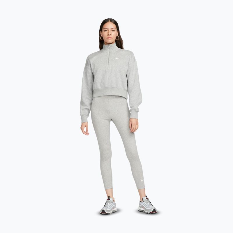 Dámske legíny Nike Sportswear Classic dark grey heather/sail 2
