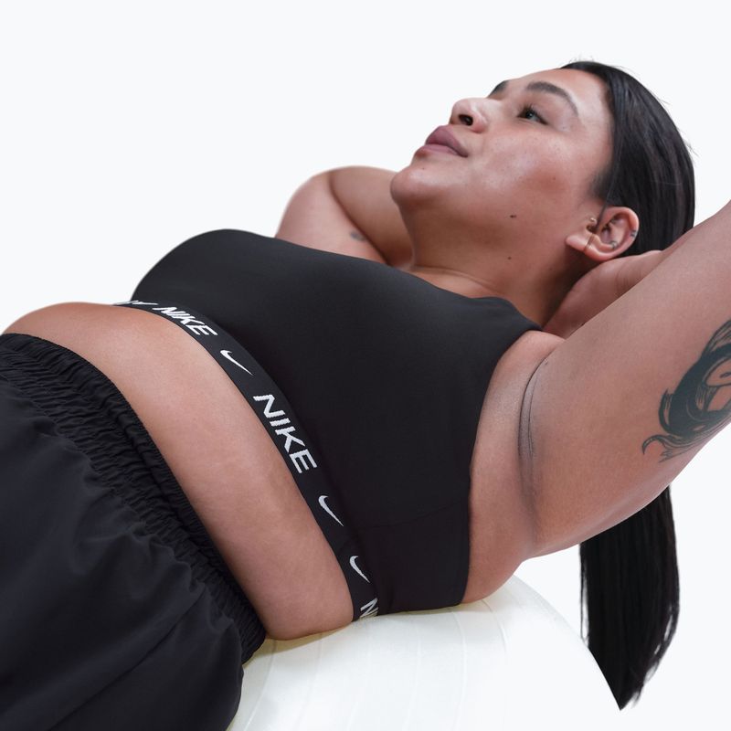 Športová podprsenka Nike Indy Light Support Plus Size black/black/white 6