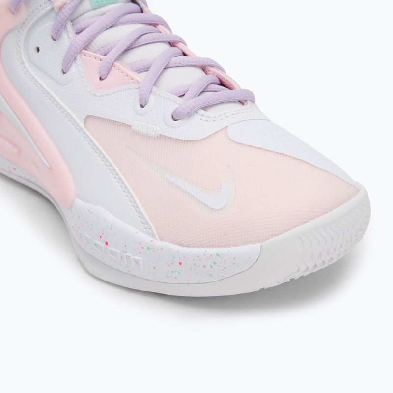 Volejbalová obuv Nike Hyperset 2 SE white/hyper pink/mint foam/violet mist/pink 7