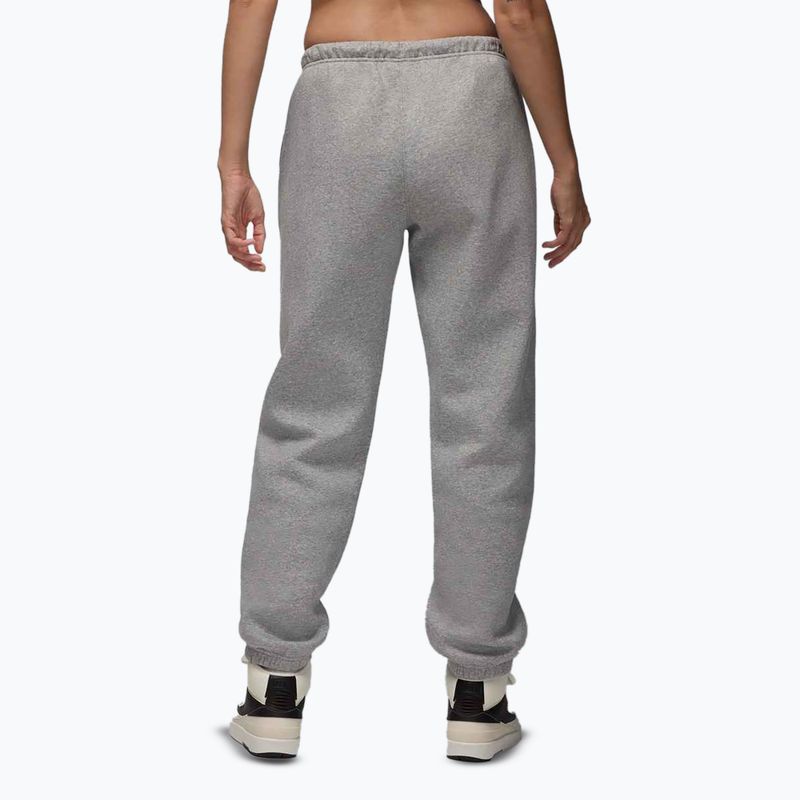Dámske nohavice  Jordan Brooklyn Fleece dark grey heather/white 3