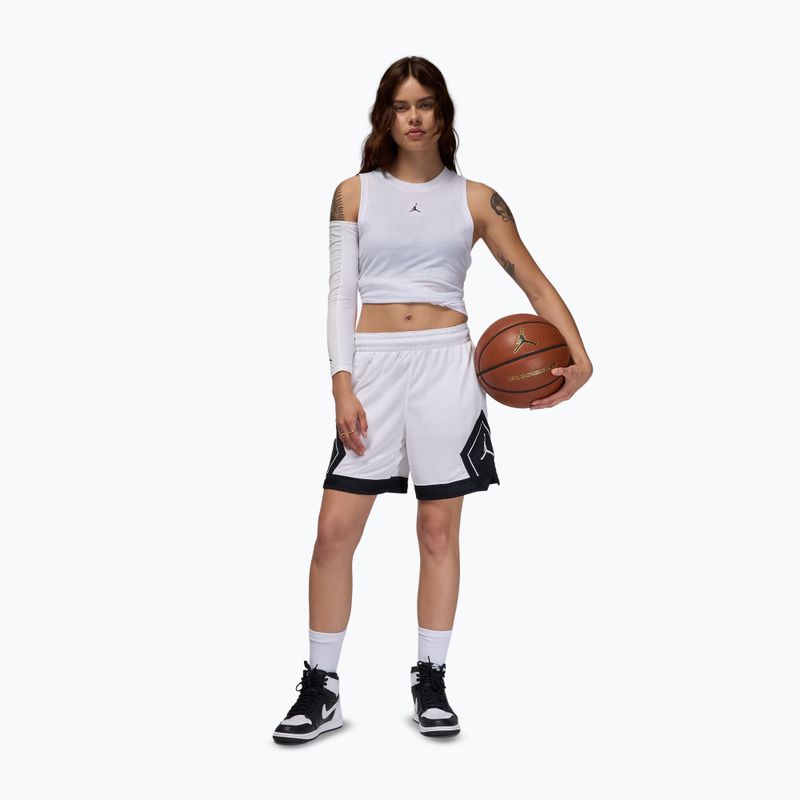 Dámske basketbalové šortky Jordan Sport Diamond 4" white/black/black/white 2