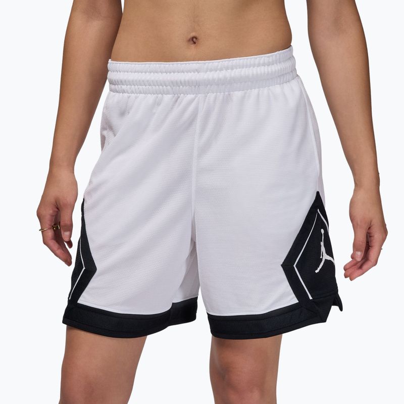Dámske basketbalové šortky Jordan Sport Diamond 4" white/black/black/white 3